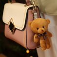 thumbnail image 3 of Nuevo Color oso de peluche muñecas 12cm animales de peluche suaves oso de peluche de juguete colgante lindo llavero de niña regalos de fiesta de boda para niños, 3 of 4