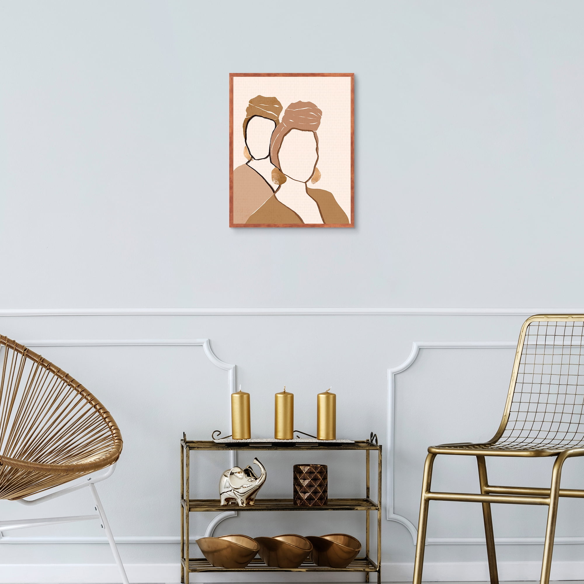 Women by Bria Nicole Framed Canvas Art Print