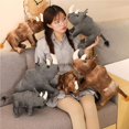 thumbnail image 2 of pitrice Jouet en Peluche Rhinocéros Mignon Peluche Douce Poupée Animal Jouet pour Enfants Poupée Rhinocéros Cadeau No.3, 2 of 6