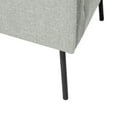 thumbnail image 4 of HomePop 20.9" Seat Height Modern Fabric Accent Chair in Gray, 4 of 5