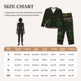 thumbnail image 4 of Salouo Framed Greenery Wall Art Pattern Women's Pajamas Set Long Sleeve Button Down Sleepwear Soft Pj Lounge Sets for women 2 Piece Pjs Set with Long Pants-Medium, 4 of 7