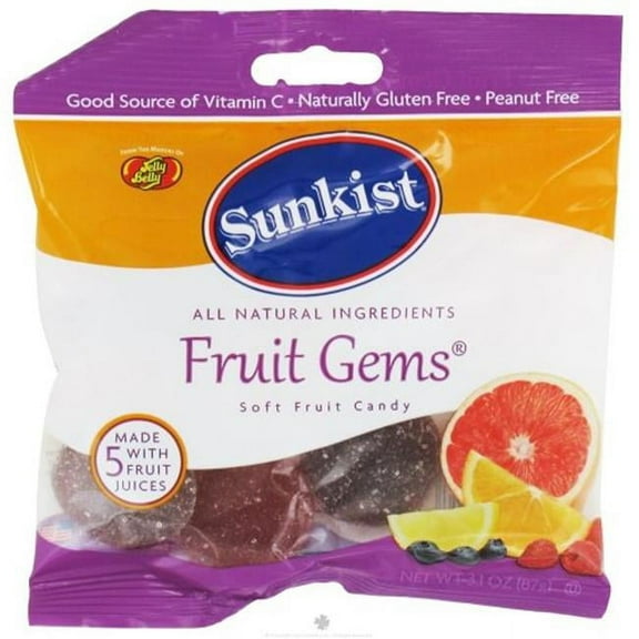 Sunkists, Fruit Gems , 3.1 Oz