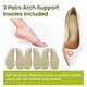 thumbnail image 2 of Plantillas para zapatos Bukihome Arch Support Gel para pies planos L, 2 of 7