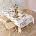 thumbnail image 6 of Fairy Princess Mushroom Pattern Rectangle Tablecloth 60"x120",Waterproof Polyester Rectangle Table Cloth, Wipeable Spillproof Polyester Tablecloth for Dining, Camping, Indoor and Outdoor, 6 of 6