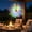 A, variant on Pole Star Lights for Christmas Tree, DIY Bendable LED Star Light, Warm Golden Glow Fairy Lights, Waterproof DIY Hanging Lights for Tree and Christmas Tree Topper, Holiday Wall and Ceiling Decor