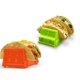 thumbnail image 1 of Juego de 2 soportes para tacos, placa colorida para tacos, bandeja para tacos con forma de coche, soporte para conchas de tacos para fiestas, capacidad para 2 tacos cada uno, muy resistente ER, 1 of 7