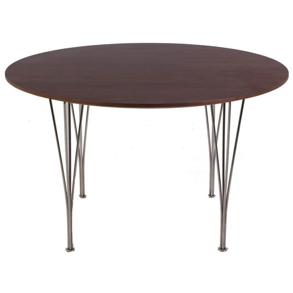 Macquerie Table in Walnut Finish