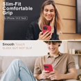thumbnail image 2 of XUCP-Compatible with iPhone 14 Case,[Silky Touch Premium Liquid Silicone] [Soft Anti-Scratch Microfiber Lining], Ultra Slim Shockproof Protective Case for iPhone 14 - Red, 2 of 4