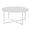 White, variant on Household Essentials Jamestown Round Coffee Table Scandinavian White and White Metal