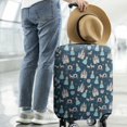 thumbnail image 2 of Dark Blue Princess Castle Pattern Luggage Cover Fashion Suitcase Cover Baggage Covers Fit 25-28 Inch Luggage (Go Travel), 2 of 5