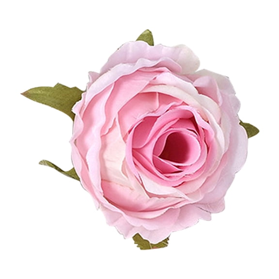 3" Pink Silk Peony Flower Heads,Artificial Peonies For Flower Arrangement - DIY,Wedding Ceremonies,Bridal Bouquets,Table Centerpieces,Parties,Flower Wreath,Home,Flower Headpiece,Red heart powder