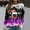 Purple, variant on asdoklhq Christmas Sweatshirts for Women Fashion Casual Printed Round Neck Long Sleeve Pullover Top Sweatshirts Mint Green 2X