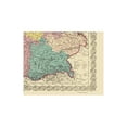 thumbnail image 2 of Historic Map - Germany 3 - Colton 1855 - Vintage Wall Art, 2 of 4
