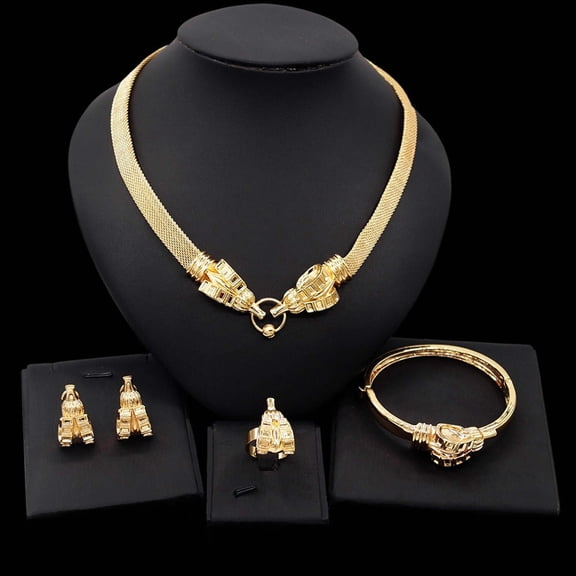 JoeytheJewelryNY HUGS &KISSES set gold Plated #140