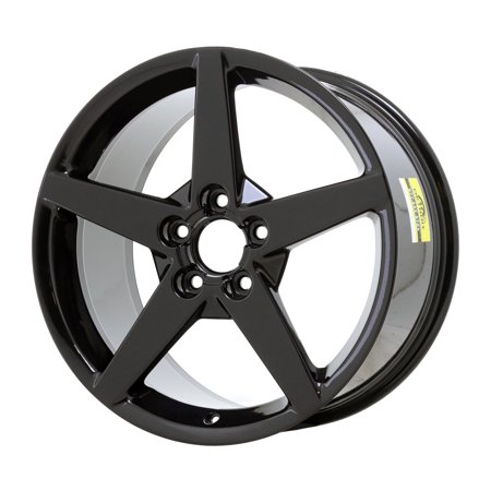 CHEVROLET CORVETTE 2005 - 2013 GLOSS BLACK Factory OEM Wheel Rim (Not Replicas)