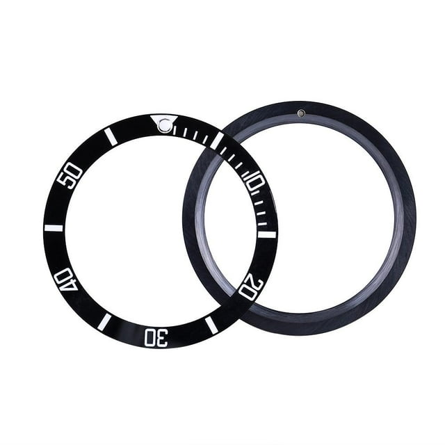 FAGINEY 4 Colors New Ceramic Watch Wristwatch Bezel Insert Loop Replacement Parts,Watch Bezel, Watch Insert Loop