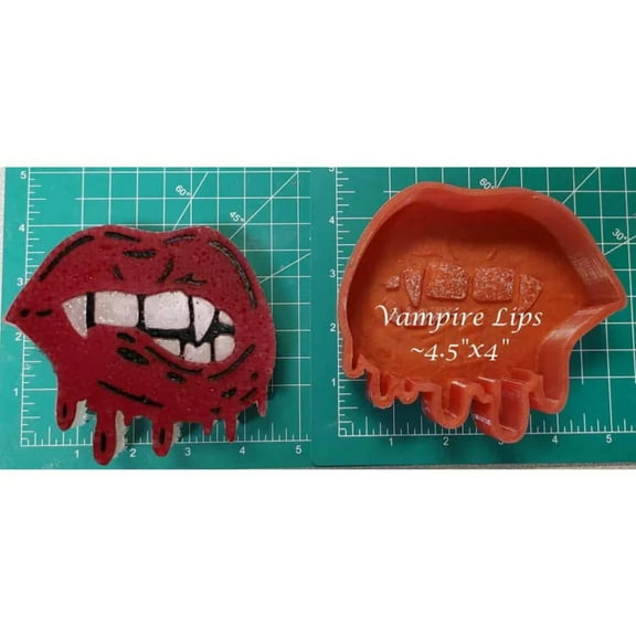 Vampire LIps Silicone Freshie Mold
