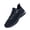 Ablack, variant on REABO Men's Slip-on Breathable Air Cushion Running Shoes, Ablack, Size 7