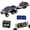 Gray, variant on 6WD Remote Control Monster Truck with Yacht Trailer, Alloy Off-Road RC Pickup Truck Toy, 2.4GHz Dual Control (Remote & APP) Toy Drift Car, LED Lights