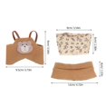 thumbnail image 2 of 17Cm Doll Clothes Doll Clothing Suit for Dress Up Khaki Material, 2 of 5