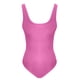 thumbnail image 5 of ICHUANYI Clearance Women's Threaded Low Neck Sleeveless Tank Top Skinny Bodysuit(Pink, S) ICHUANYI WER2023080914274, 5 of 5