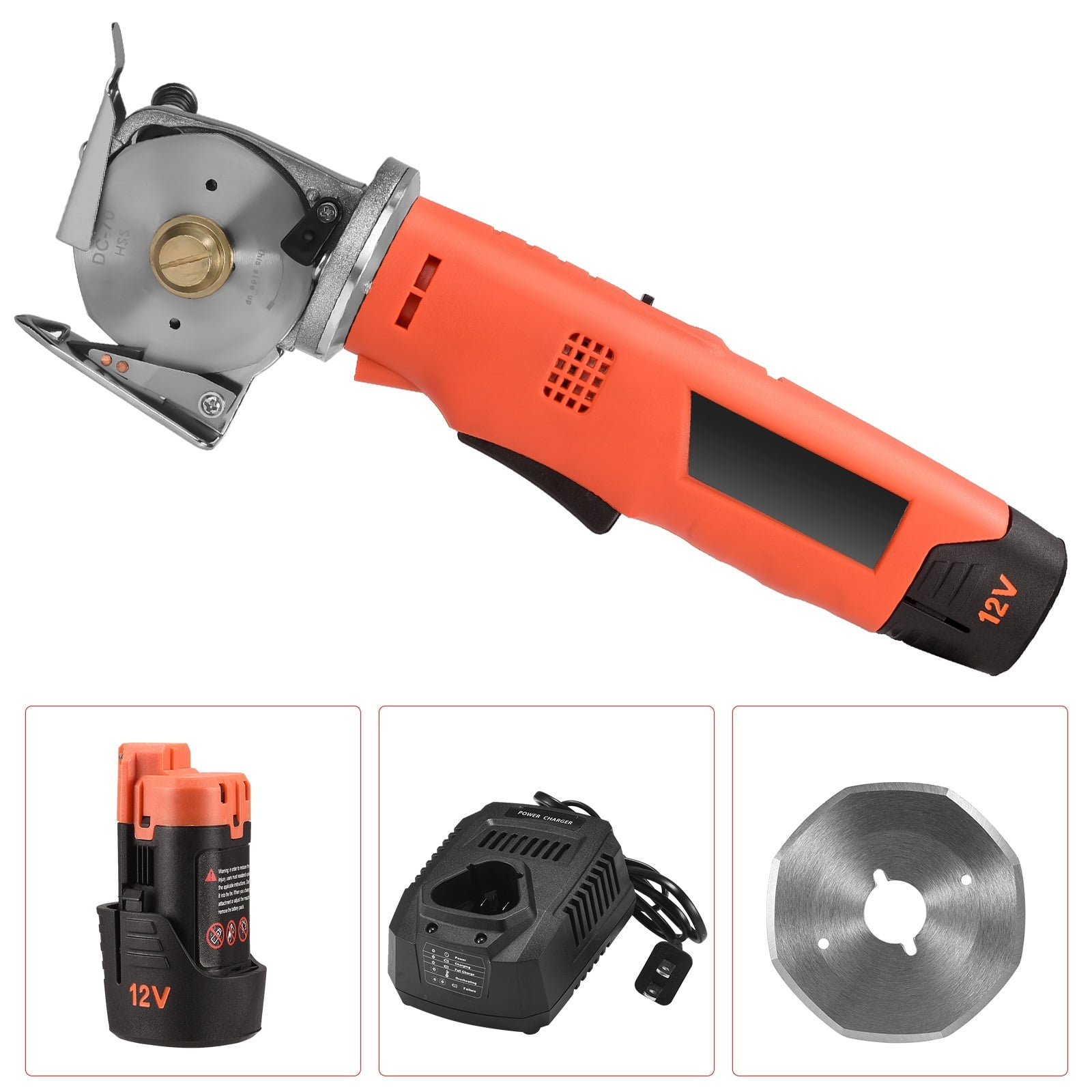 Cordless Electric Scissors Electric Cloth Knife Fabric Cutting Tools Rechargeable Sewing Handheld Scissors Tailors - Multi-Animal Use