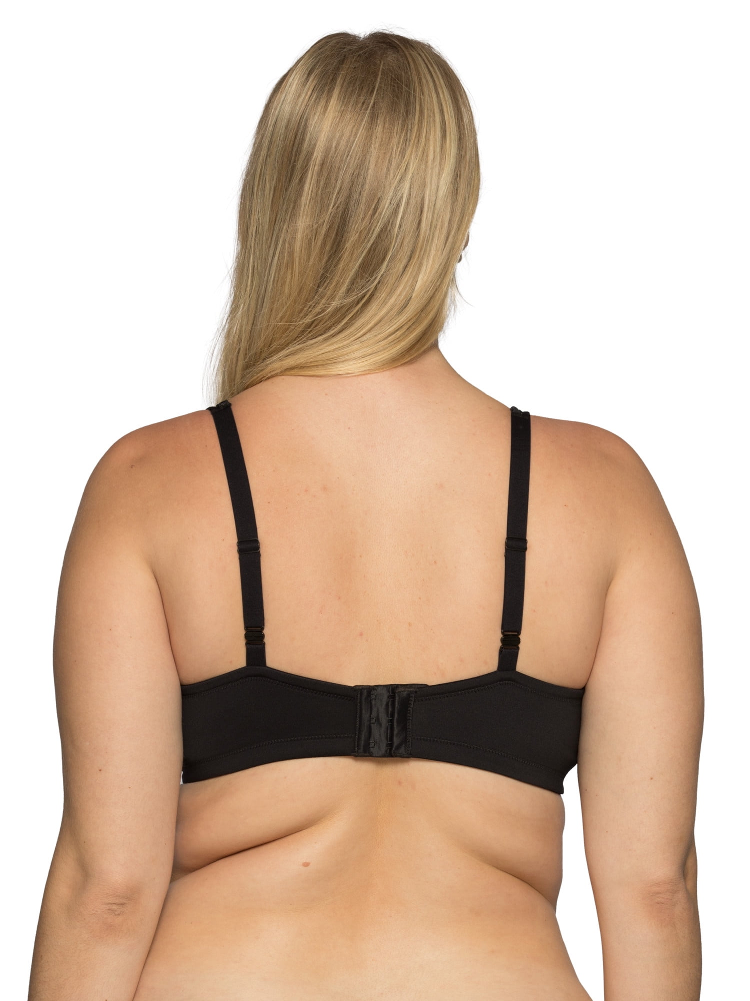 Vanity Fair Lingerie Women's Body Caress 2-Way Convertible Straps Full Coverage Wireless Bra, Style 75335