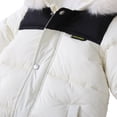 thumbnail image 4 of GYRATEDREAM Baby Clothes Newborn Boy Girl Snowsuit Winter Coats Infant Jumpsuit Bodysuits Hooded Warm Jacket for 6-9M White, 4 of 9