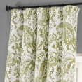 thumbnail image 3 of Edina Green Printed Cotton Hotel Blackout Curtain (1 Panel), Edina Green, 50W X 96L, 3 of 6