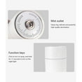 thumbnail image 5 of QLEICOM Humidifiers for Bedroom, 250ml Portable Small Cool Mist Humidifiers, USB Powered with LED Light, Humidifiers for Home Office Car Bedroom Nursery Indoor (White), 5 of 7
