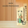 thumbnail image 3 of 2 In 1 Sauna Thermometer Sand Timer Hourglass Wooden Thermometer Temp Gauge, 3 of 5