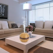 Wood Grain LED Ultrasonic Air Aroma Essential Diffuser Humidifier Aromatherapy Cool Atomizers Spherical