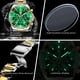 thumbnail image 1 of Reloj minimalista Green Water Ghost Quartz Luminous Reloj impermeable para hombre Reloj para hombre, 1 of 2