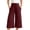 Wine, variant on Patlollav Womens Summer High Waisted Capri Pants Plus Size Casual Sport Activewear Capris Sweatpants Loose Fit