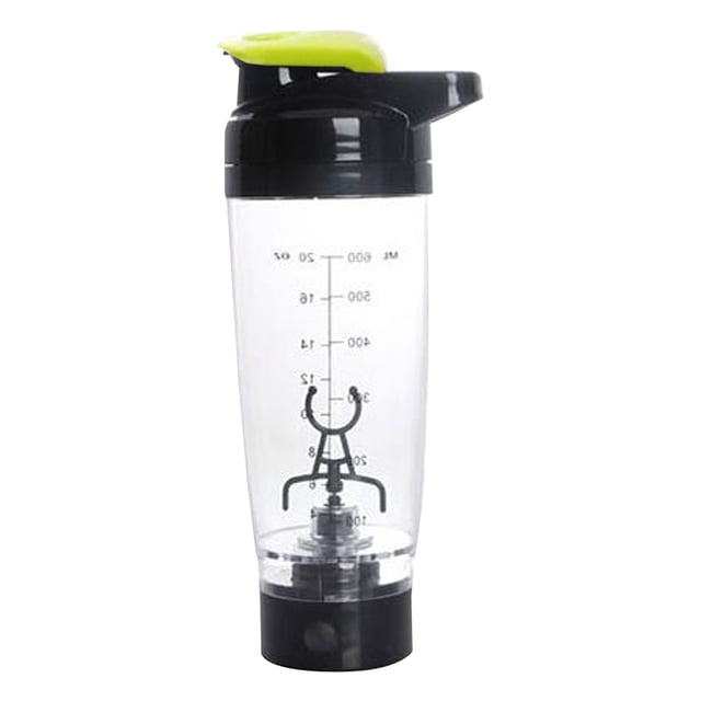 RENACLIPY Electric Mixer Shaker Bottle Green Portable Blender Cup for Kitchen Use with Powerful Mixing Motion