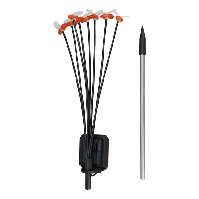 Lámpara solar al aire libre Luz LED impermeable Diseño de abeja Luz decorativa para jardín Patio Luz colorida