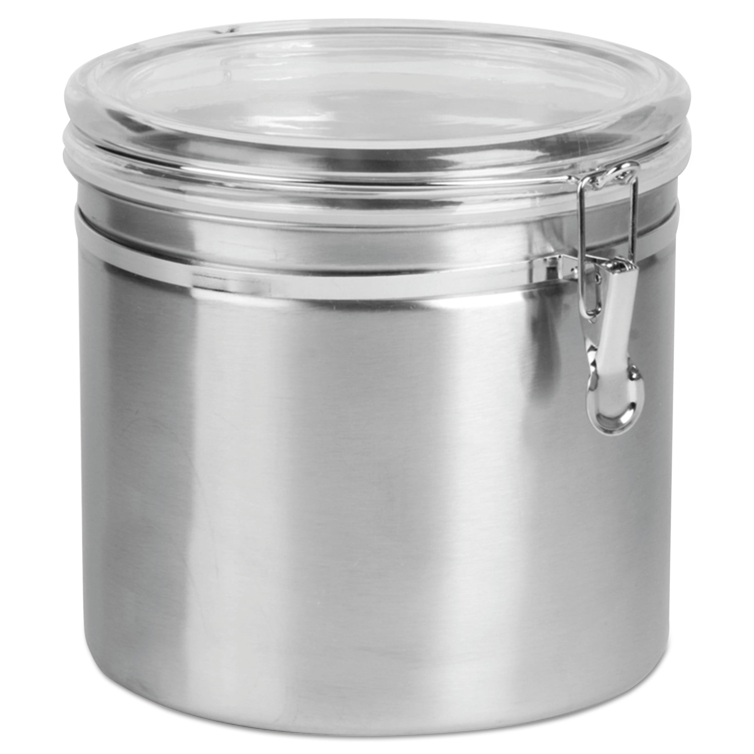 Office Settings Stainless Steel Canisters, 165 oz