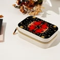 thumbnail image 7 of Ladybird Luxurious Velvet Travel Organizer Box with Removable Compartment - Ideal Gift for Jewelry Lovers, Necklace Holders, 7 of 7