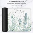 thumbnail image 6 of Desk Pad, XL Extended Large Gaming Mouse Pad 31.5 x 11.8 Inch, Waterproof Mousepad with Stitched Edges, Non-Slip Computer Keyboard Laptop Mat for Women Men Office Work, Minimalist Art Leaves, 6 of 6