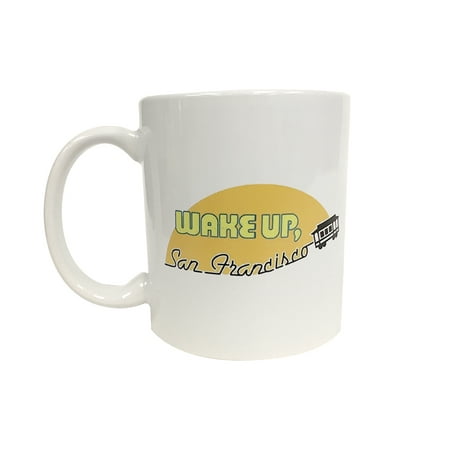 Wake Up San Francisco White Coffee Mug Full House Talk TV Show Morning