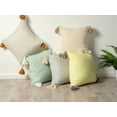 thumbnail image 5 of Ox Bay Amai 20" x 20" Lemonade Yellow Ultra-Soft Turkish Cotton Adult Decorative Throw Pillow, 5 of 9