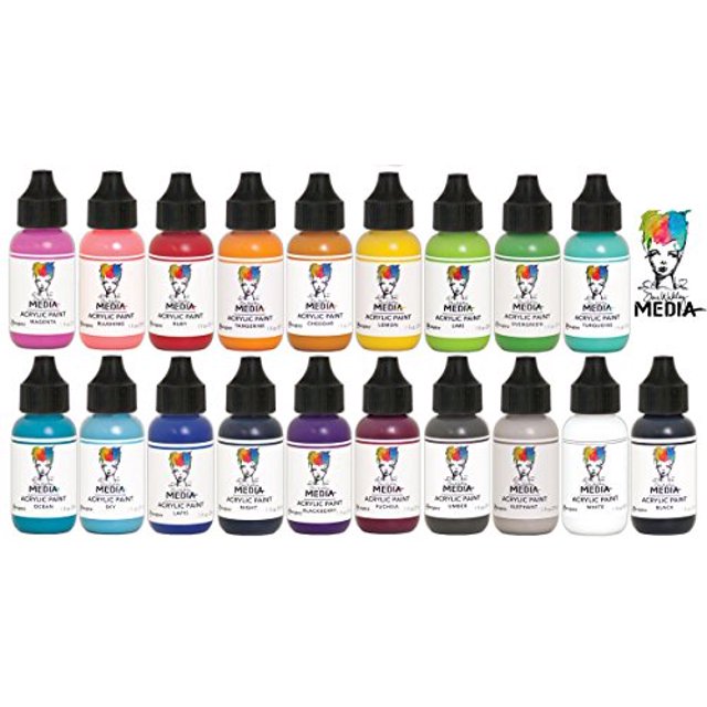 SPECIAL BUNDLE Ranger-Dina Wakley-Heavy Body Acrylic Paints-(1 oz) 19 COLORS