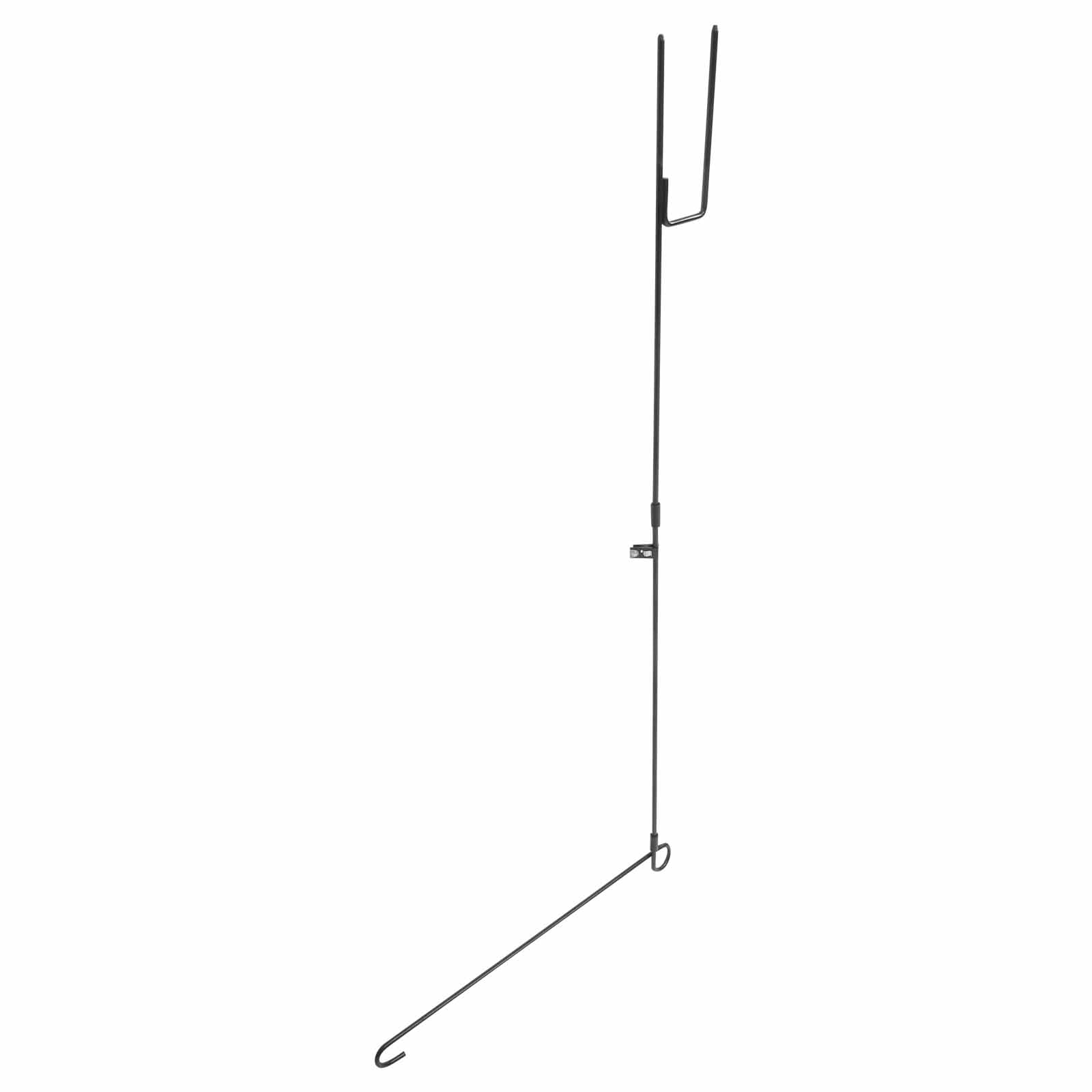 ELAYARD 1Set Black Weatherproof Garden Flag Stand for Outdoor Yard and Home Use