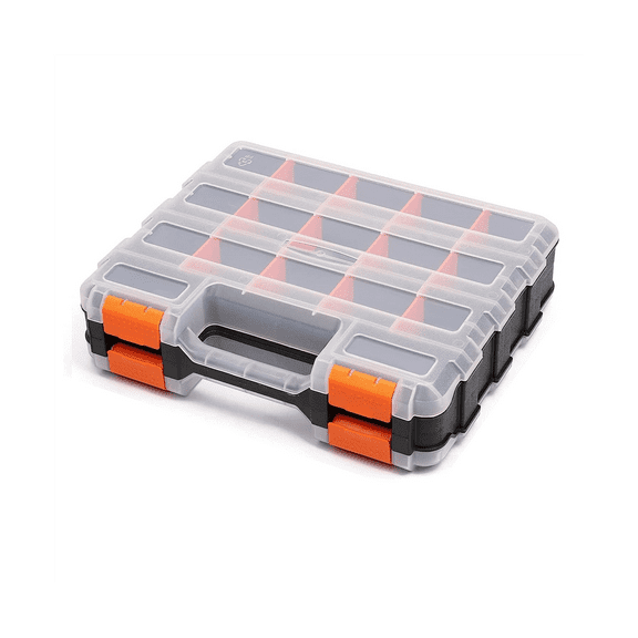 Double Sided Tool Organizer Hardware Tool Accessory Box Parts Box Tool Box