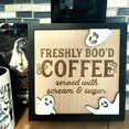 thumbnail image 4 of Uanit Halloween Coffee Sign Table Decoration Halloween Desktop Decoration Halloween Coffee Logo Desktop Decoration, 4 of 8