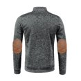 thumbnail image 3 of Men's Lightweight Fleece Full Zip Jacket Stand Collar Soft Warm Windproof Casual Coat with Zipper Pockets, 3 of 4