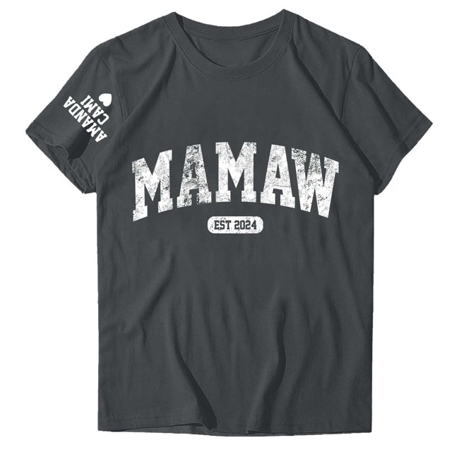 Blusas de Manga Corta para las Mujeres Divertida Impresión Cuello Redondo Camiseta Vintage, Blusas de Primavera para las Mujeres