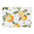 thumbnail image 7 of Yayeee Bath Rug for Bathroom Floor Non Slip Rectangle Fluffy Soft Absorbent Mat, 16"x24", White Watercolor Oranges, 7 of 7