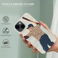thumbnail image 3 of PIKWEEK  Compatible with iPhone  Case for Girl,Clear with Baseball Fighting Boy Pattern Design Plastic Shockproof PC  Bumper Protective Case for iPhone iphone13 pro max, 3 of 4