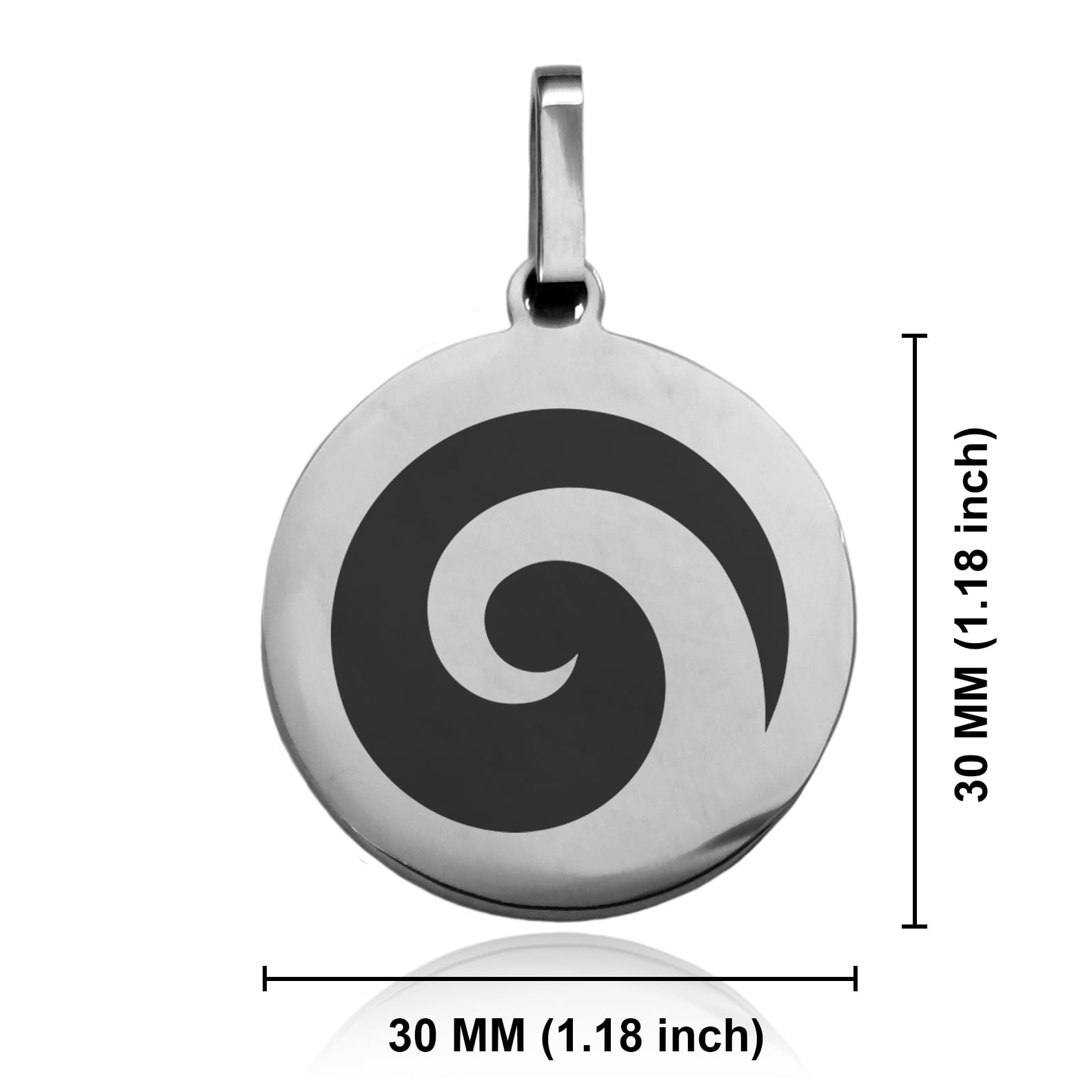 Handmade Amulet Pendant Chain Pendant Spiral Maori Koru Design - Etsy